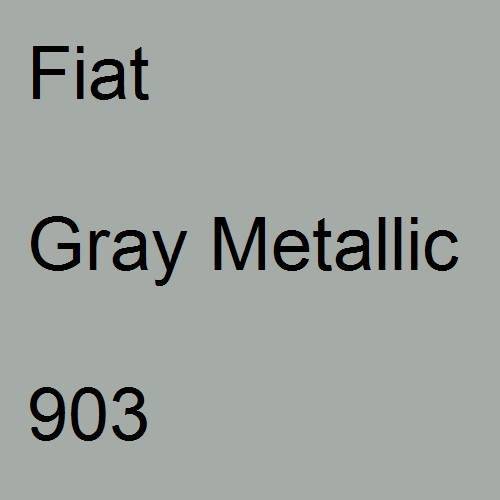 Fiat, Gray Metallic, 903.